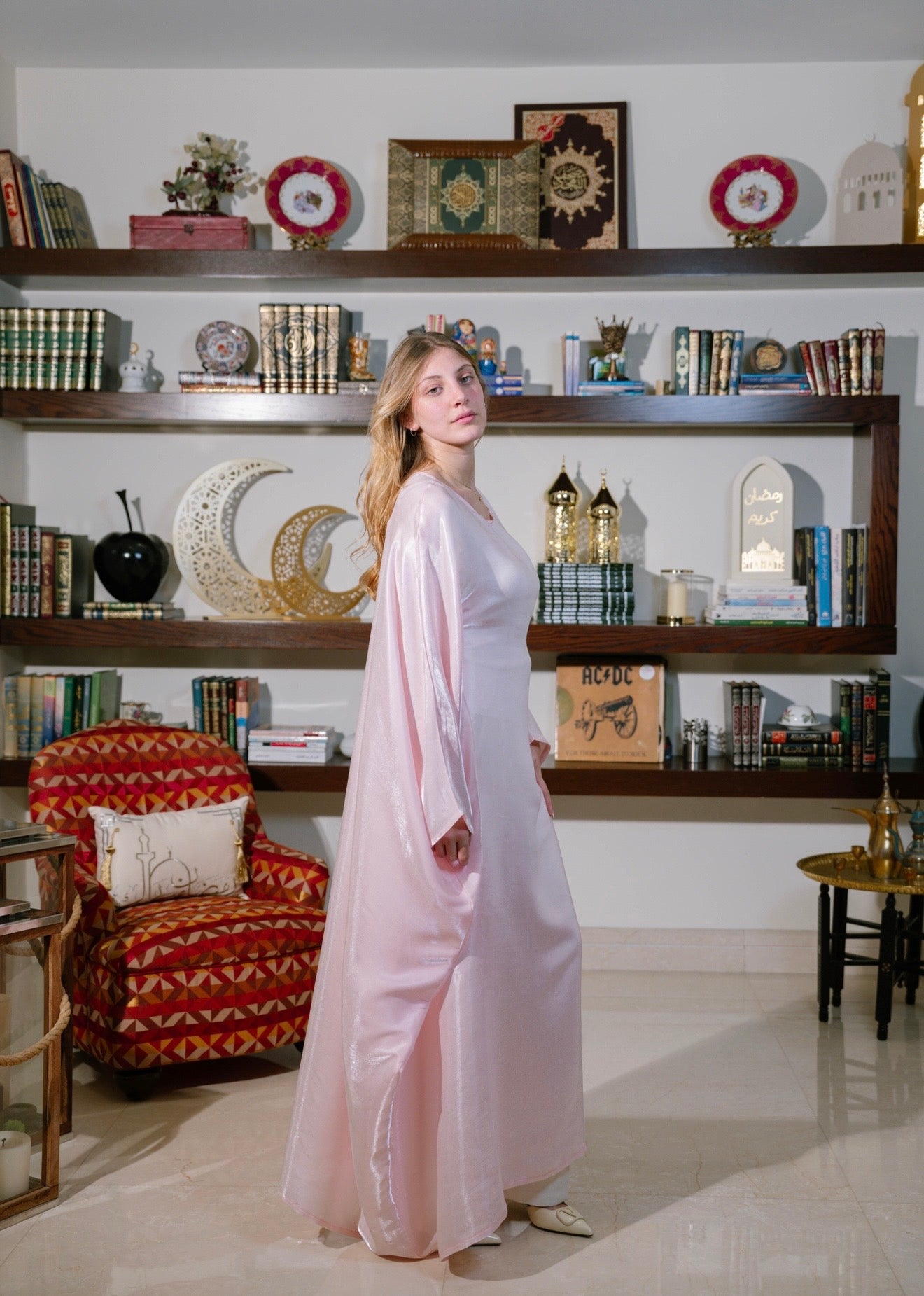 Metallic Butterfly Baby pink